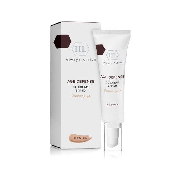 AGE DEFENSE CC CREAM SPF 50 MEDIUM 50ml protect & go ***NEW *** Limited Edition